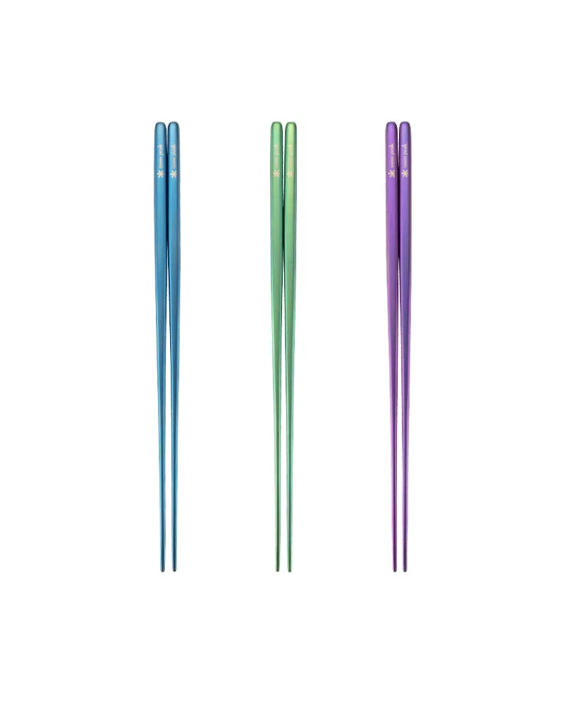 Hot Anodized Titanium Chopsticks Utensils