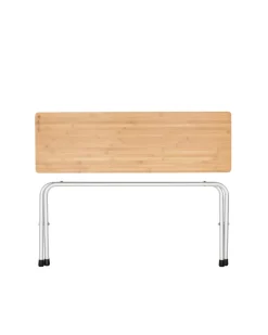Store Bamboo Folding Bench Long Tables|Chairs