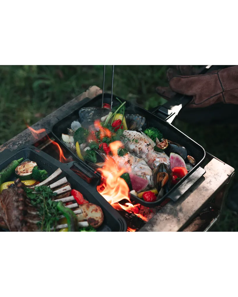 Store Cast Iron Sandwich Skillet Cast Iron