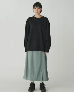 Flash Sale Co/Ny/Pe Knit Crew Neck Tops