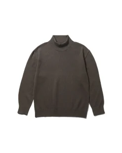 Flash Sale Co/Ny/Pe Knit High Neck Tops