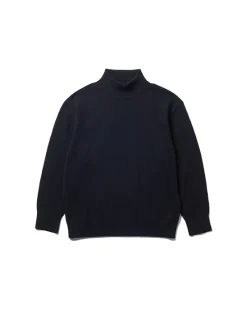 Flash Sale Co/Ny/Pe Knit High Neck Tops