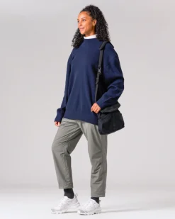 Flash Sale Co/Ny/Pe Knit High Neck Tops