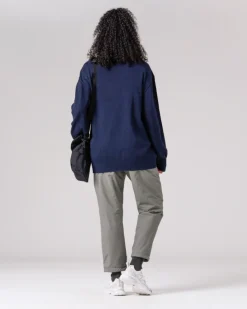 Flash Sale Co/Ny/Pe Knit High Neck Tops