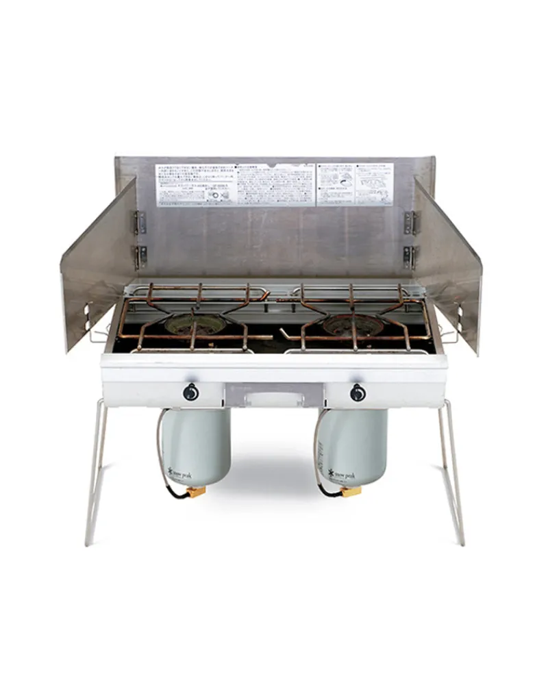 Hot Double Burner Stove Cooking|Stoves