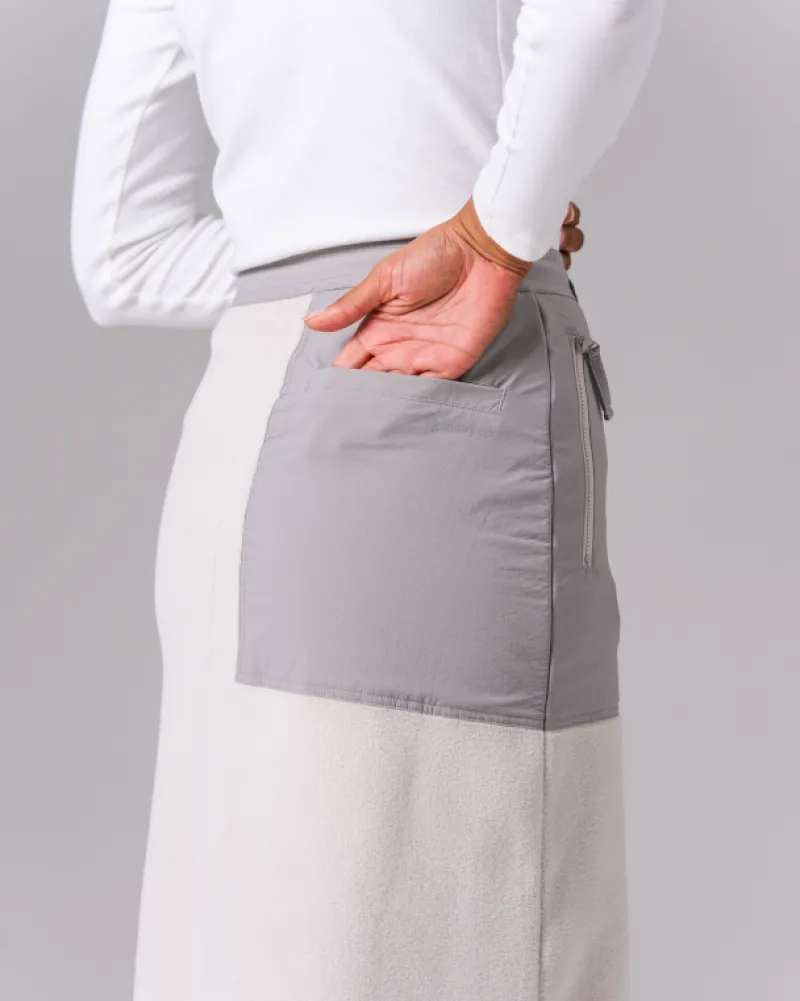 Discount Double Face Fleece Skirt Bottoms