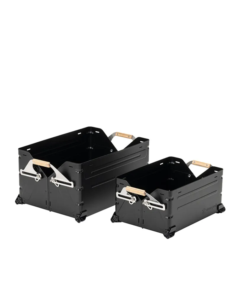 Cheap Festival: Stacking Shelf Container 50 in Black Takibi For Gathering|Storage Stands