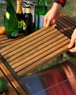 Online Garden Unit Table Wood Insert Tables