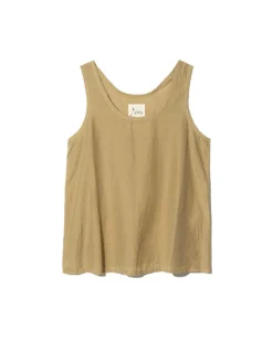 Hot Hand-Woven Cotton Silk Tank Top Tops