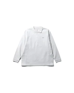 Flash Sale Heavy Cotton Border Long Sleeve Polo Shirt Tops