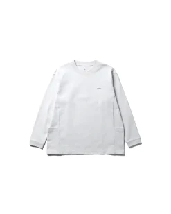 Outlet Heavy Cotton Border Long Sleeve T-Shirt Tops