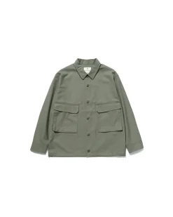 New Hybrid Wool Shirt Tops