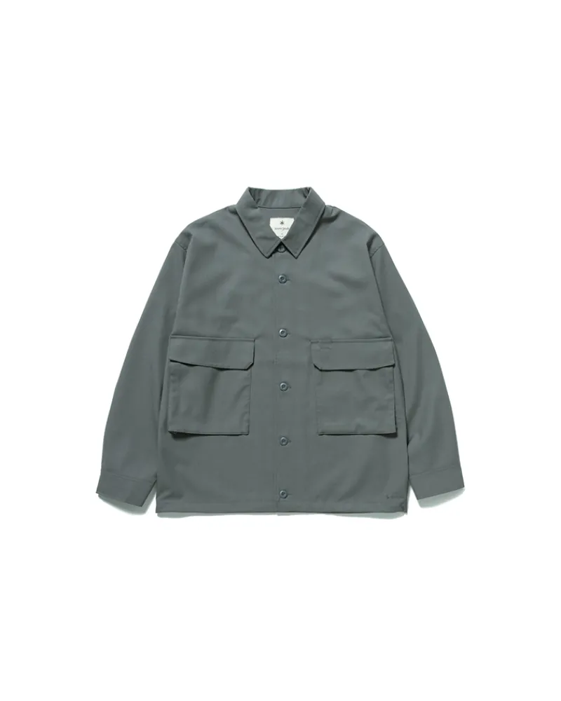 New Hybrid Wool Shirt Tops