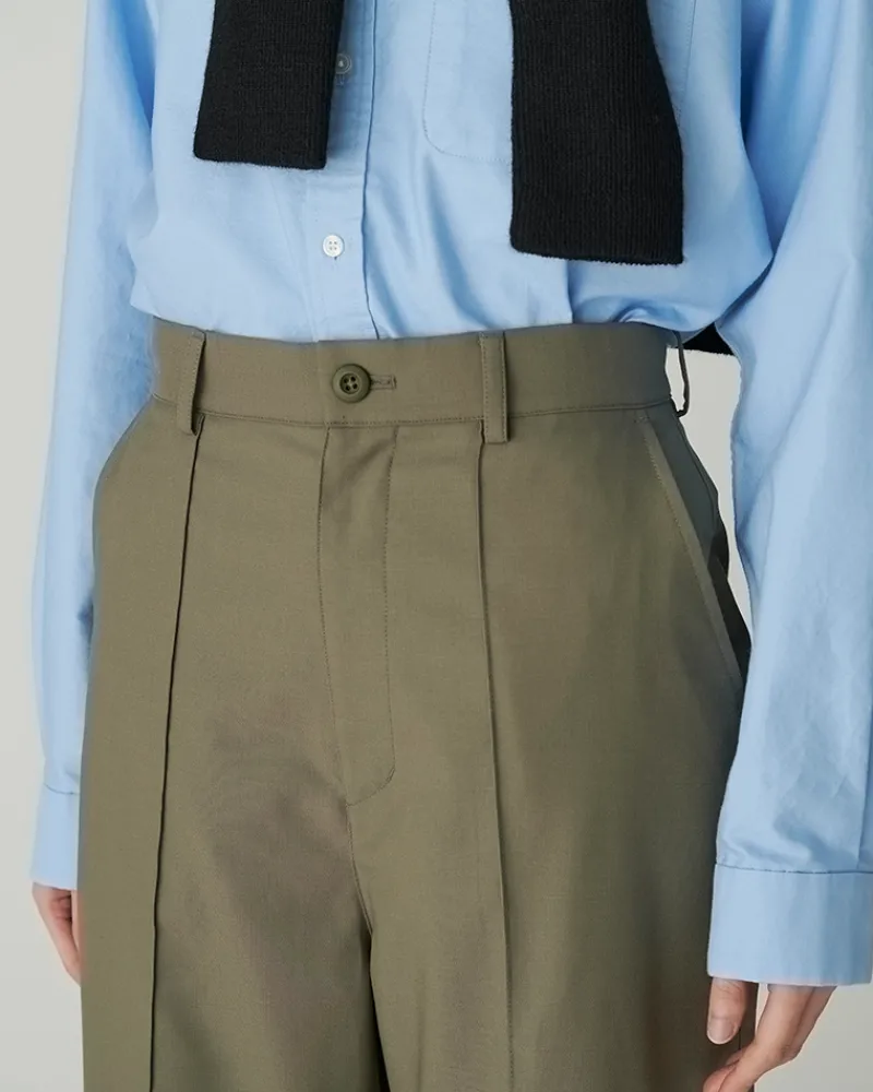 Cheap Hybrid Wool Wide Pants Bottoms