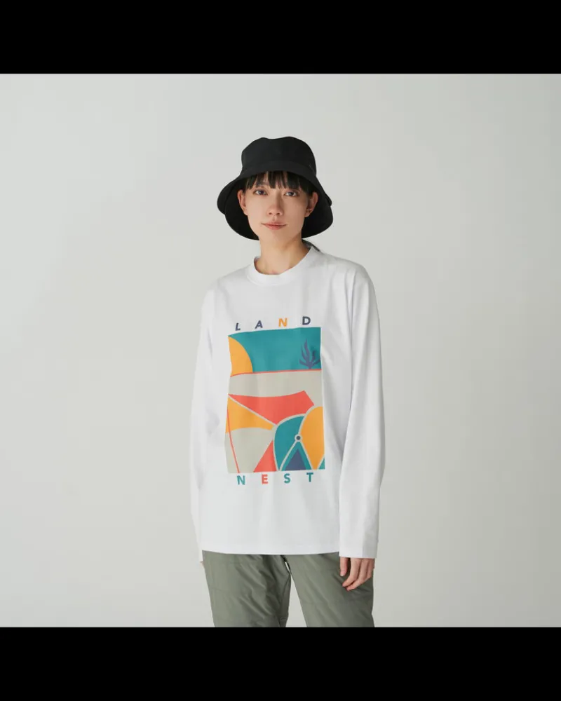 Cheap Land Nest Long Sleeve T-Shirt Tops