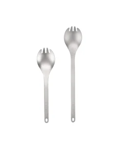 Store Long Titanium Spork Utensils