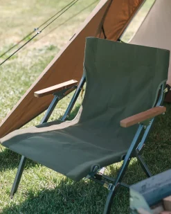 Hot Luxury Low Beach Chair in Dark Green Chairs