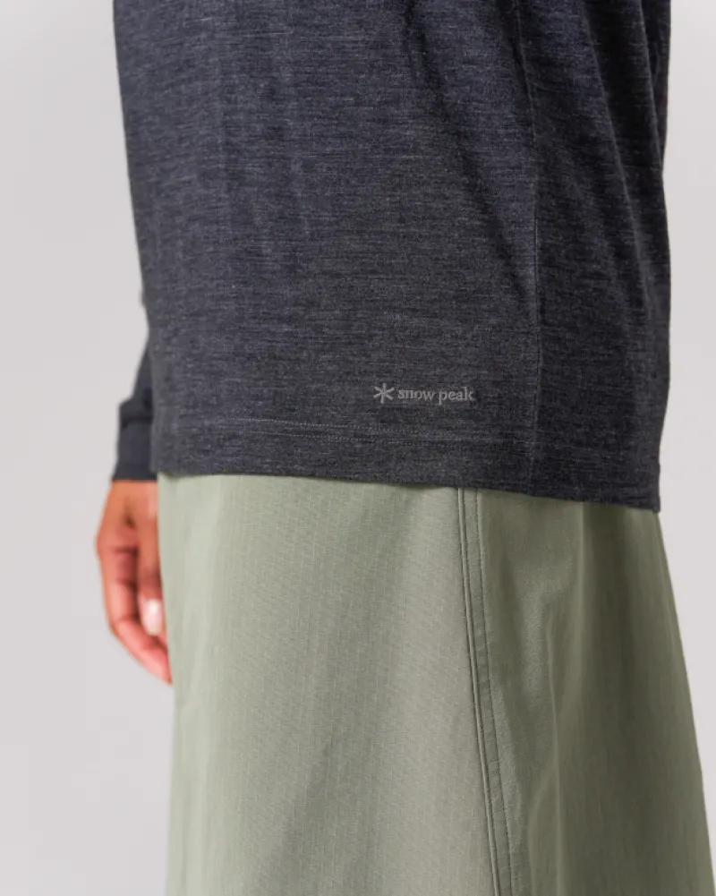 Clearance Merino Wool Turtleneck Long Sleeve T-Shirt Tops