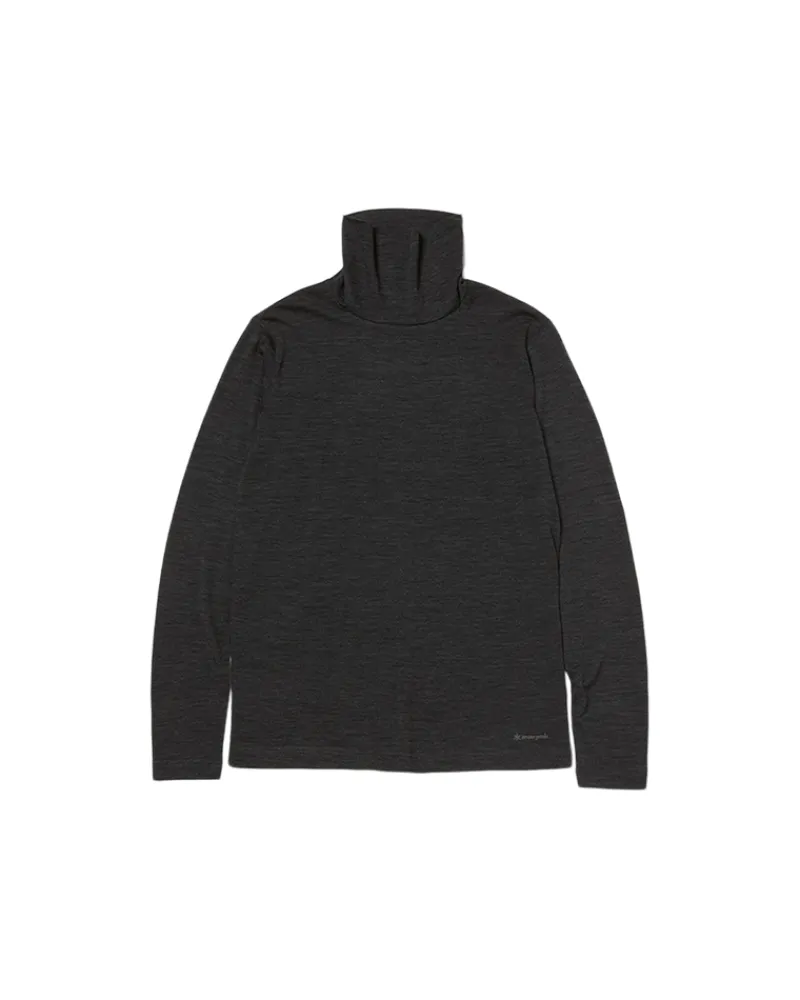 Clearance Merino Wool Turtleneck Long Sleeve T-Shirt Tops