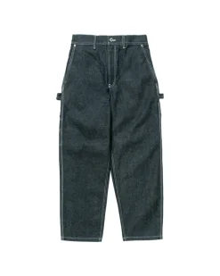 Discount Recycled Cotton Denim Wide Pants Bottoms