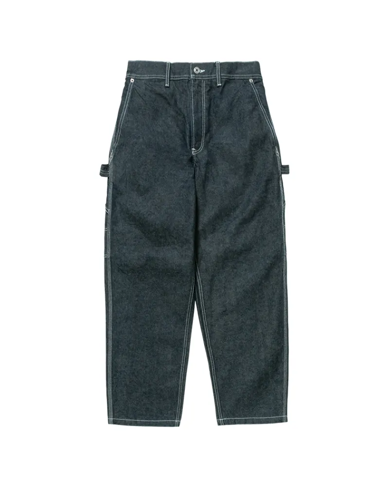 Discount Recycled Cotton Denim Wide Pants Bottoms