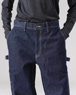 Discount Recycled Cotton Denim Wide Pants Bottoms