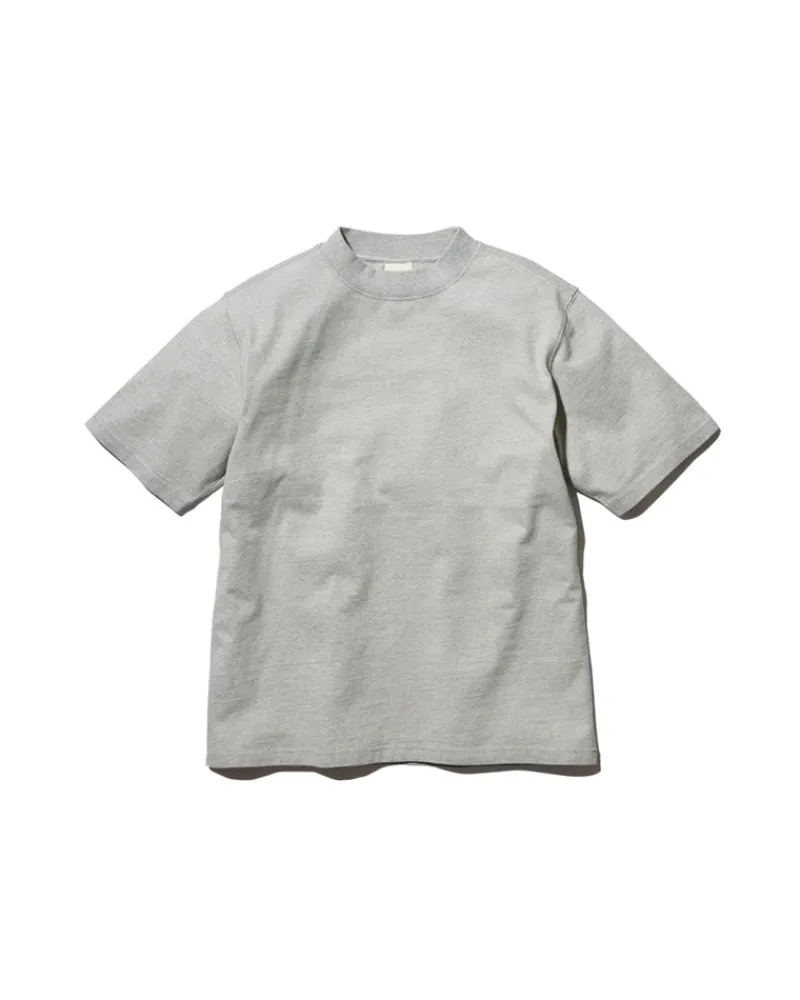 Flash Sale Recycled Cotton Heavy Mockneck T-Shirt Tops