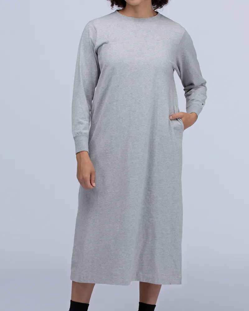 Online Recycled Cotton Long Sleeve Dress Tops