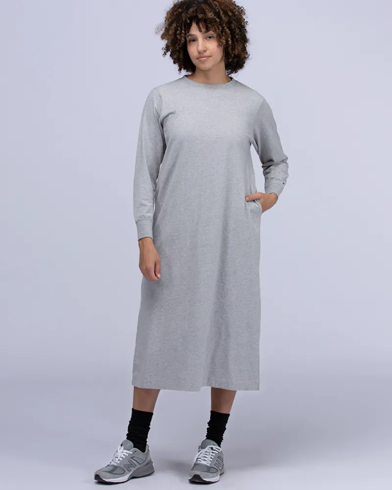 Online Recycled Cotton Long Sleeve Dress Tops