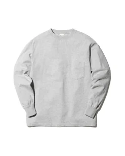 Outlet Recycled Cotton Long Sleeve T-Shirt Tops