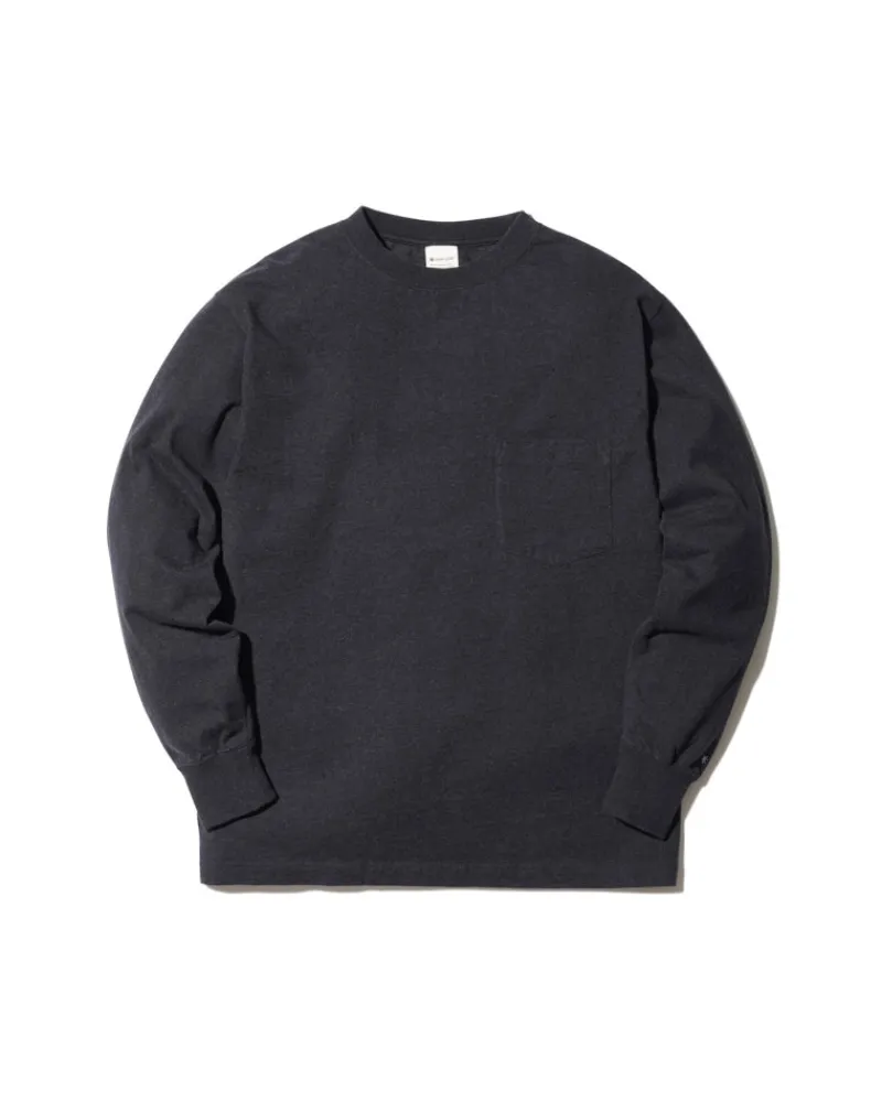 Outlet Recycled Cotton Long Sleeve T-Shirt Tops