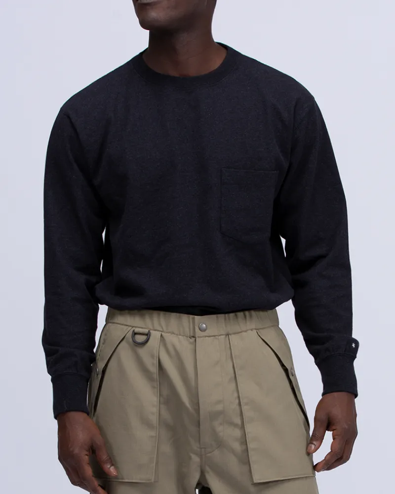 Outlet Recycled Cotton Long Sleeve T-Shirt Tops
