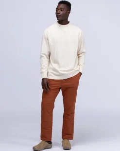Fashion Recycled Cotton Mockneck Long Sleeve T-Shirt Tops