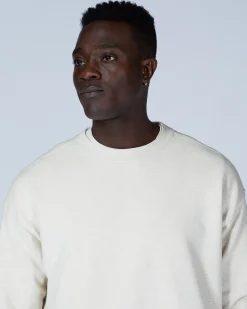 Hot Recycled Cotton Sweat Crewneck Tops