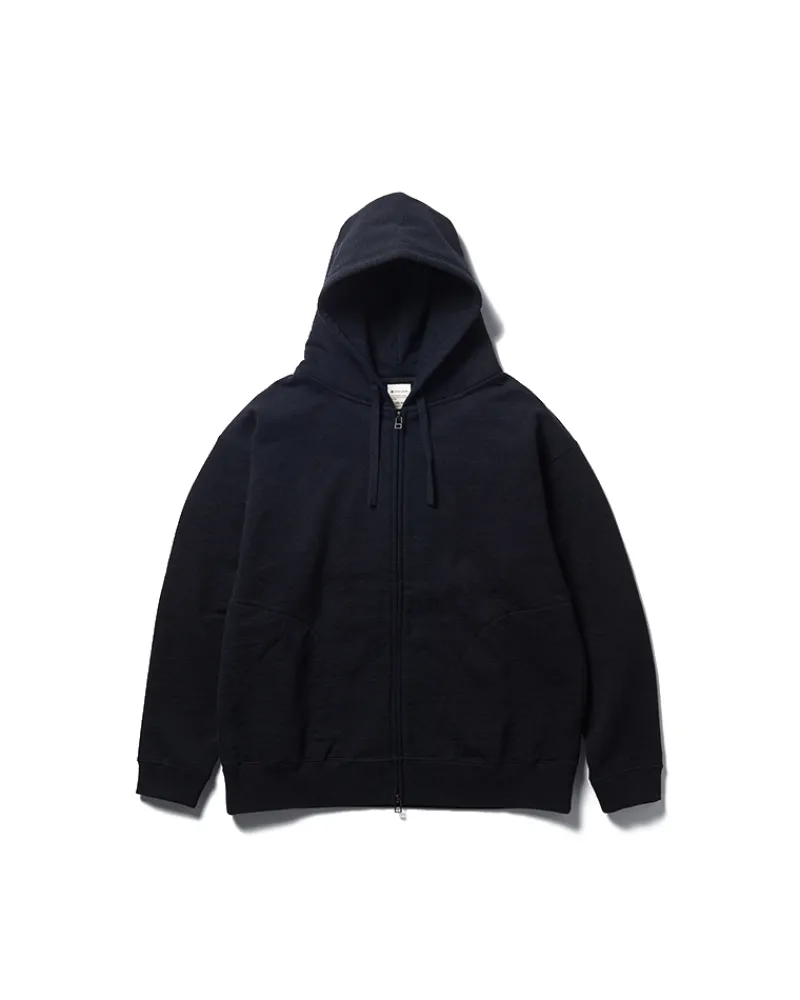 New Recycled Cotton Zip-Up Hoodie Tops