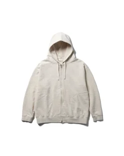 New Recycled Cotton Zip-Up Hoodie Tops