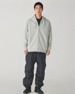 New Recycled Cotton Zip-Up Hoodie Tops