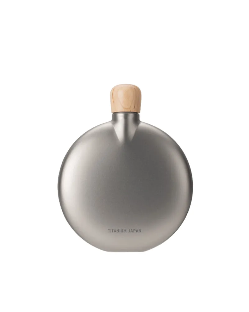 Sale Round Titanium Flask in 150 mL Flasks