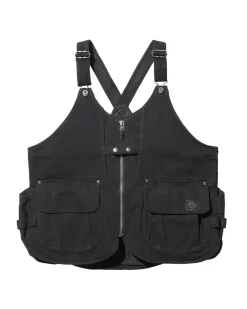 Shop Takibi Denim Vest Outerwear