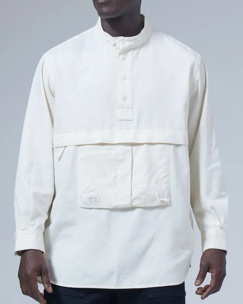 Clearance Takibi Light Denim Utility Pullover Tops