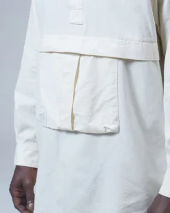 Clearance Takibi Light Denim Utility Pullover Tops