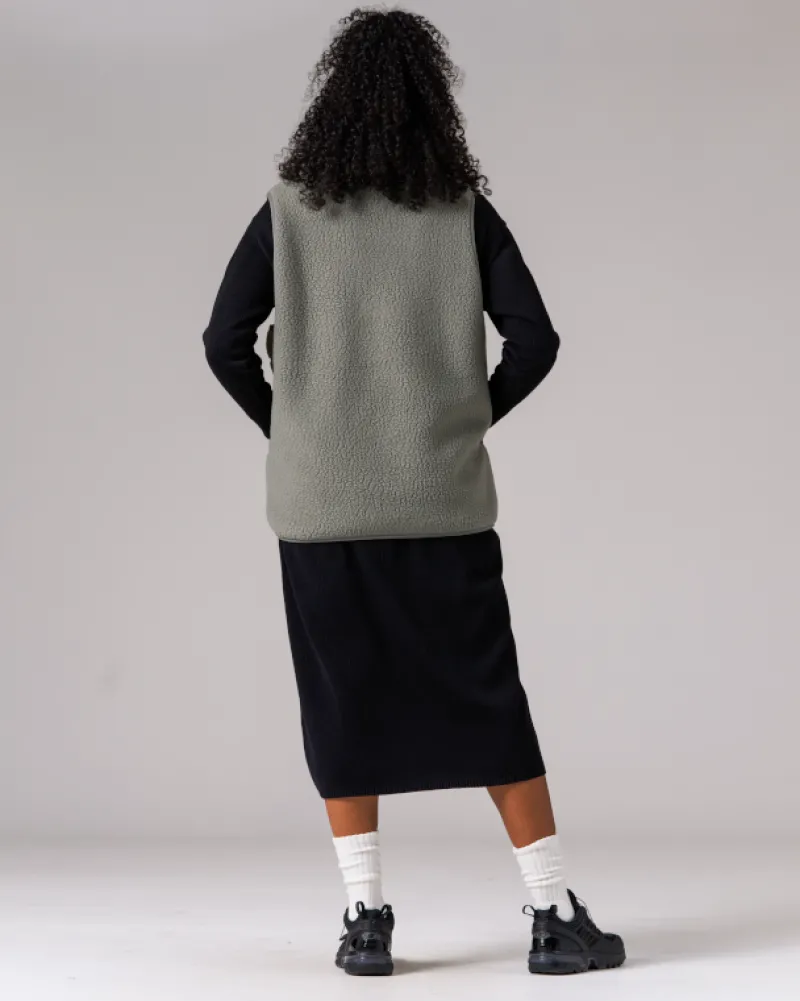 Cheap Thermal Boa Fleece Vest Tops