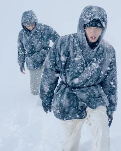 New Winter Down Haori Jacket Outerwear